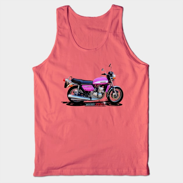 70s Classic Suzi 750 Liquid Cooled by MotorManiac Tank Top by MotorManiac